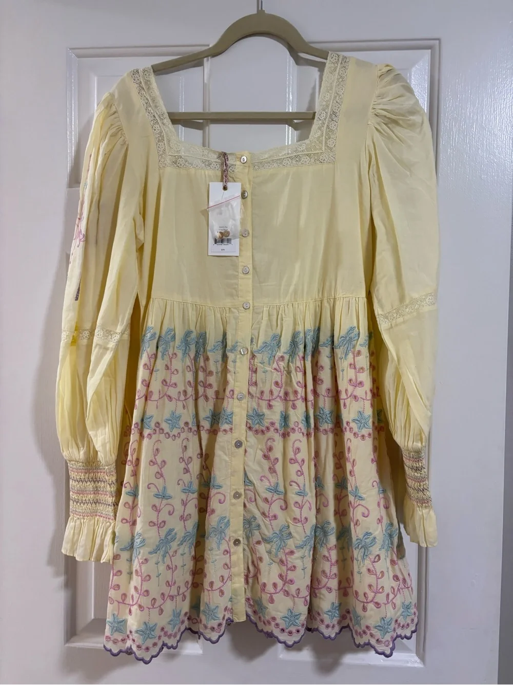 Loveshackfancy Freja Dress in Rise and Shine - Picture 6 of 7